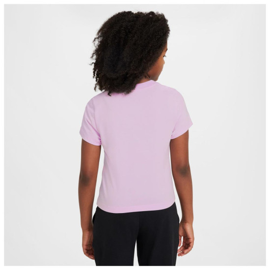 Nike Παιδική κοντομάνικη μπλούζα Sportswear Slim Modal Cropped T-Shirt